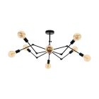 Lámpara colgante negra de acero, Okke