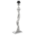 Lámpara de mesa sin pantalla níquel de aluminio, Mason, con interruptor