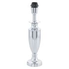 Lámpara de mesa sin pantalla cromada de acero, Mason, con interruptor