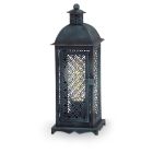 Lámpara de mesa verde de metal, Abdirahman, con interruptor