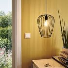 Lámpara colgante negra de metal, Kitana