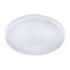 Plafón de techo blanco de acero, Eloise, 7W, 3000K LED