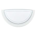Aplique blanco de vidrio, Agena