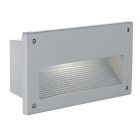 Lámpara de pared exterior empotrada blanca de aluminio, Anke, IP44