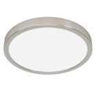 Plafón de techo níquel de plástico, Geraldo, 20,5W, 3000K LED