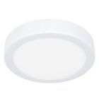 Lámpara de techo baño blanca de plástico, Geraldo, 11W, 3000K LED, IP44