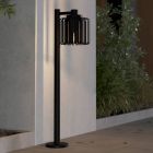 Lámpara exterior negra de aluminio, Rebecca, IP65