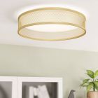 Plafón de techo latón de acero, Jolene, 20W, 3000K LED