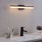 Aplique baño negro de aluminio, Michelle, 11W, 3000K LED, IP44