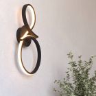 Aplique negro de aluminio, Thekla, 11,4W, 3000K LED