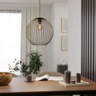 Lámpara colgante cobre de acero, Aage