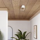 Lámpara de techo blanca de acero, Constance, 24W, white switch LED