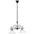 Lámpara colgante blanca de vidrio, Tesse