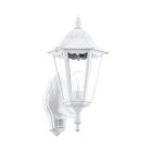 Aplique exterior con sensor de movimiento blanco de aluminio, Leanna, IP44