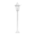 Lámpara exterior blanca de aluminio, Leanna, IP44