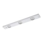 Lámpara de techo blanca de metal, Jary, 2W, 3000K LED, con interruptor
