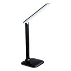 Flexo negro de plástico, Ayman, 3W, ajustable entre luz blanco cálido y frío LED, con regulador táctil