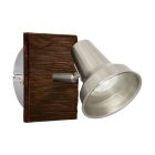 Foco de techo de madera marrón, Olmo