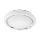 Lámpara de techo blanca de plástico, Carmela, 18W, 3000K LED