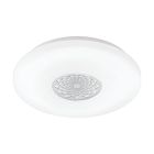 Lámpara de techo blanca de plástico, Carmela, 24W, 3000K LED