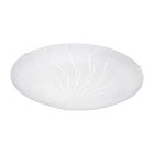 Lámpara de techo blanca de vidrio, Bennet, 11W, 3000K LED