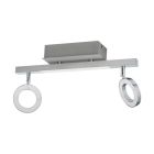 Foco de techo cromado de aluminio, Madelinde, 3W, 3000K LED
