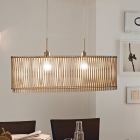 Lámpara colgante madera rústica, Berry