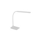 Flexo blanco de plástico, Brennan, 5W, 4000K LED, con regulador táctil
