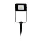 Estaca para jardín negra de aluminio, Joey, IP65, con interruptor
