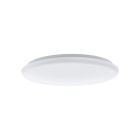 Plafón de techo blanco de acero, Patryk, 40W, color de luz ajustable LED