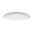 Plafón de techo blanco de acero, Patryk, 80W, color de luz ajustable LED
