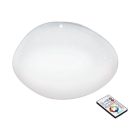 Plafón de techo blanco de acero, Tyrell, 21W, color de luz ajustable LED