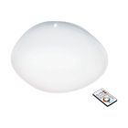 Plafón de techo blanco de acero, Tyrell, 34W, color de luz ajustable LED