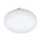 Lámpara de techo blanca de plástico, Eloise, 14,6W, 3000K LED, IP44
