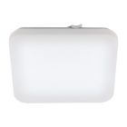 Lámpara de techo blanca de plástico, Eloise, 17W, 3000K LED, IP44