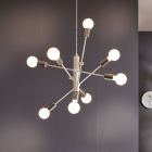 Lámpara colgante blanca de acero, Pauline