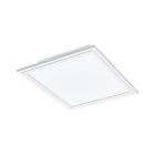 Plafón de techo blanco de aluminio, Cathy, 14W, color de luz ajustable LED