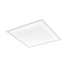 Plafón de techo blanco de aluminio, Cathy, 30W, color de luz ajustable LED
