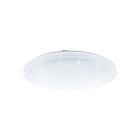 Plafón de techo blanco de acero, Eloise, 24W, color de luz ajustable LED