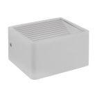 Lámpara exterior blanco de aluminio, Nicoliene, 6W, 3000K LED, IP65