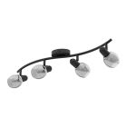 Foco de techo negro de acero, Ritchy