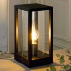 Lámpara exterior negra de aluminio, Laszlo, IP54