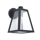Lámpara exterior negro de aluminio, Laurens, IP44