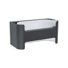 Lámpara exterior blanco de aluminio, Lard, 4,8W, 3000K LED, IP44