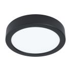 Lámpara de techo negra de acero, Pascale, 10W, 4000K LED