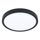 Lámpara de techo negra de acero, Pascale, 20W, 4000K LED