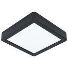 Lámpara de techo negra de acero, Pascale, 10W, 4000K LED