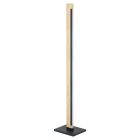 Lámpara de pie de madera marrón, Ludovica, 22W, 3000K LED, con interruptor