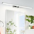 Espejo con luces cromado de plástico, Nancy, 13,5W, 4000K LED, IP44