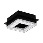 Plafón de techo negro de acero, Arjo, 4W, 3000K LED